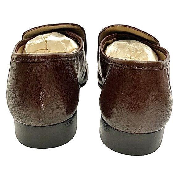 Grenson Men’s Feathermaster Dress Leather Loafer 9.5 US Medium Made In The UK - Picture 6 of 14